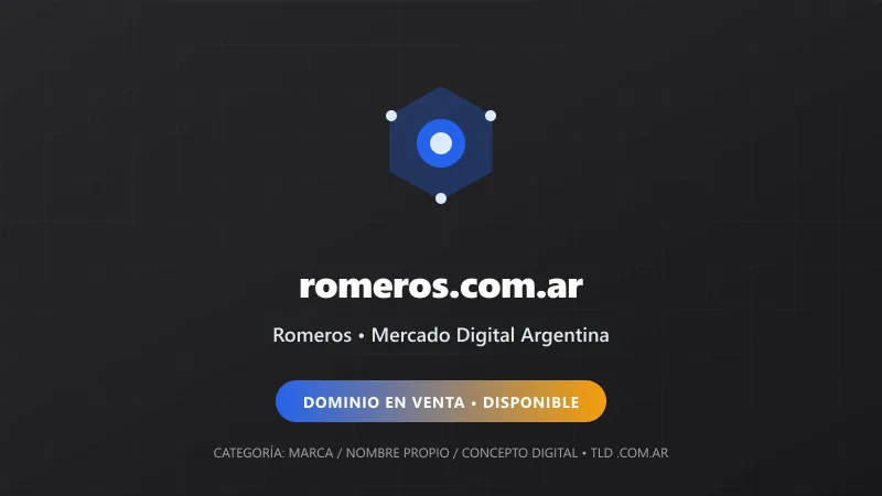 Identidad gráfica y activo digital para Romeros en Argentina